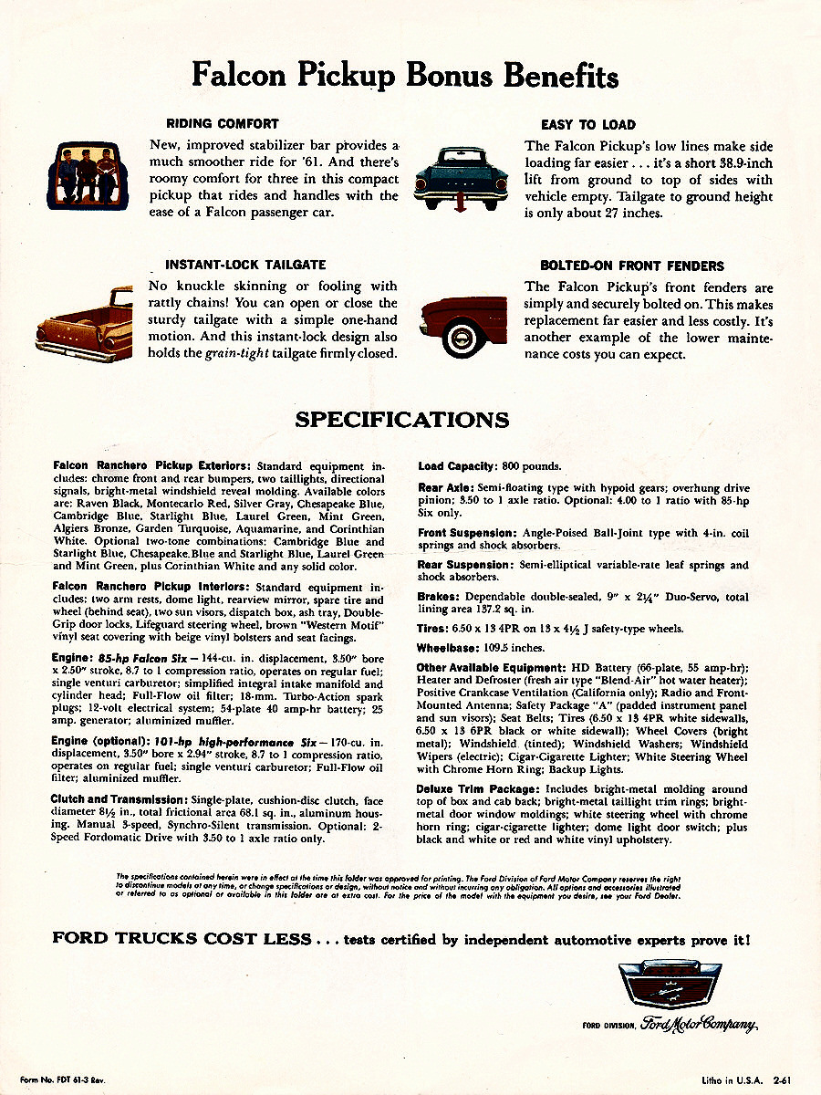 Ford Ranchero 1961 Matchbox (96) | Cuotas Sin Interés - Foto 8